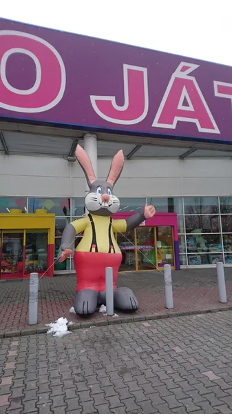 Inflatable bunny – event decoration (Régió Játék)